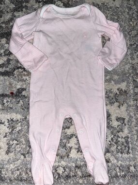 NWOT Ralph Lauren Baby Pink Footed One-Piece 6 months
